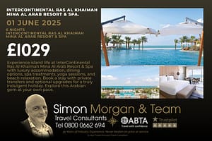 6 nights InterContinental Ras Al Khaimah Mina Al Arab Resort & Spa