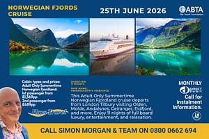 Duration: 11 Nights Ship Name: Ambassador's Ambience