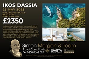 7 nights Ultra all-inclusive 5* Ikos Dassia