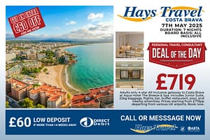 Duration: 7 nights Board Basis: All Inclusive