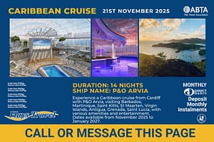 Duration: 14 Nights Ship Name: P&O Arvia