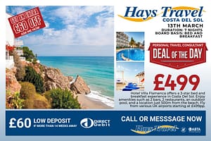 Duration: 7 nights Board Basis: Bed and Breakfast