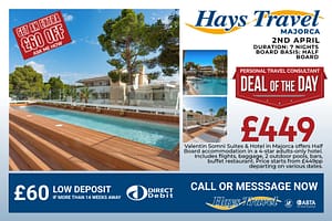 Duration: 7 nights Board Basis: Half Board